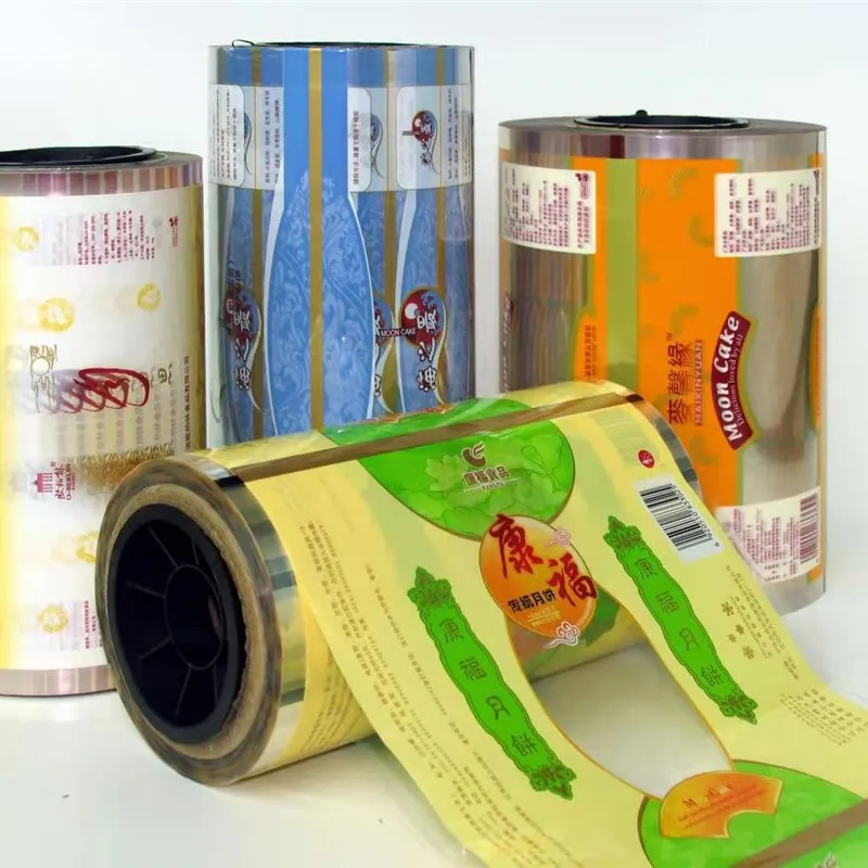 Food Packaging Film Roll Aluminum Film Rolls Snack Packaging Film Honey Sachet Roll Plastic Candy Wrapper