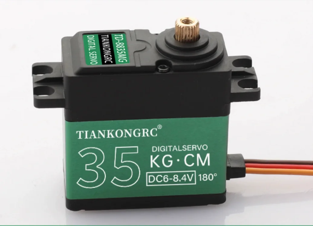 IP65 Waterproof High Speed 35KG High Speed Digital Stainless Steel Gear Servo For Robotic 1/8 1/10 RC Car Crawler RC Model Truck