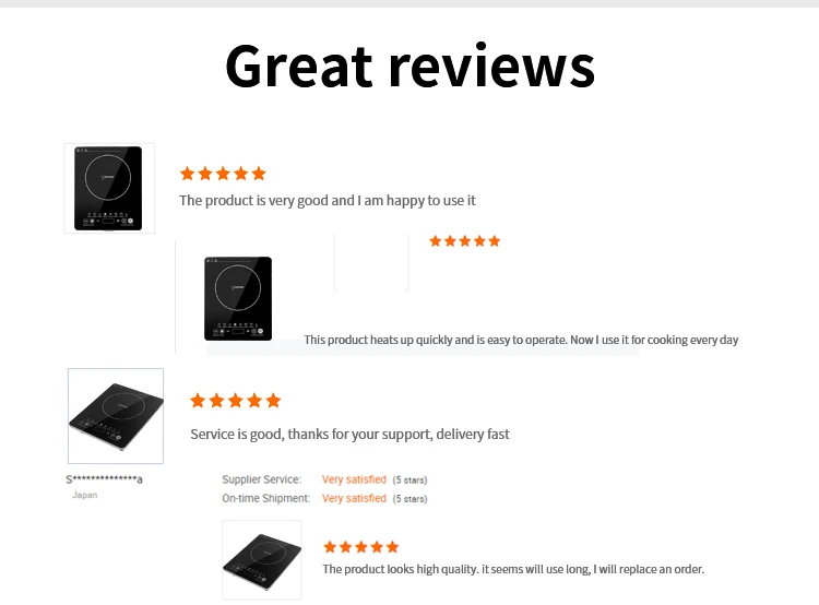 wholesale electrical home use touch control stove electric plate induction cooker