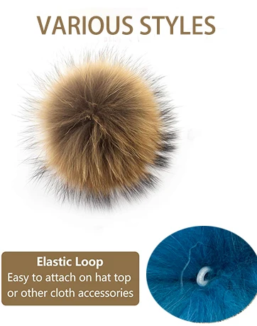 imitation fox fur ball key chain