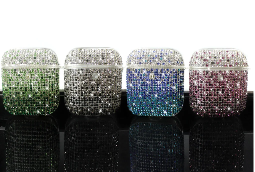  2021 Bling earphone accessories case custom diamond for sparkle