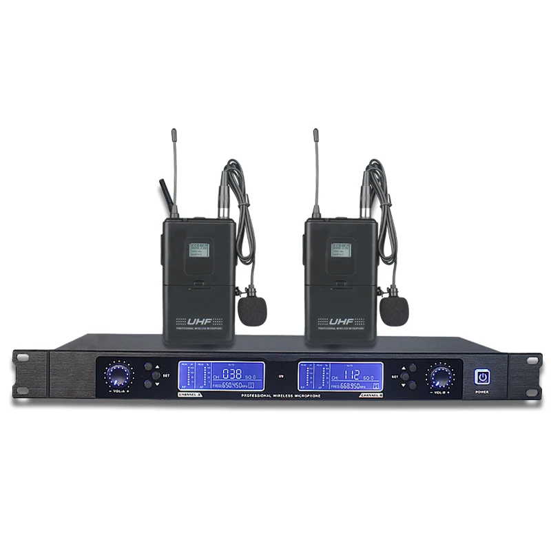 EPXCM TP-6002 Hot Design UHF Wireless  lavalier headset handheld optional  Used for stage performance school teaching church