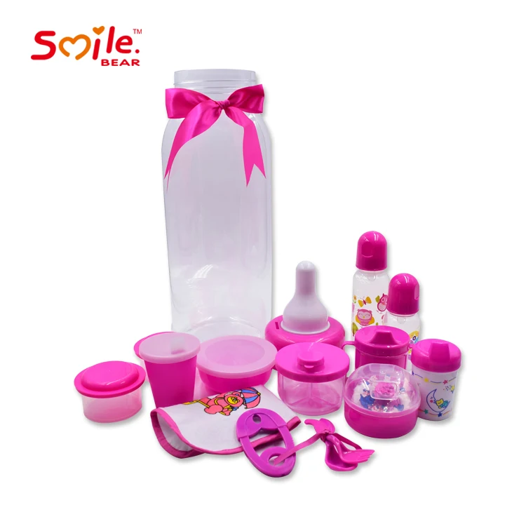 Smilebear functional baby feeding products baby gift set 8pcsbottle bank