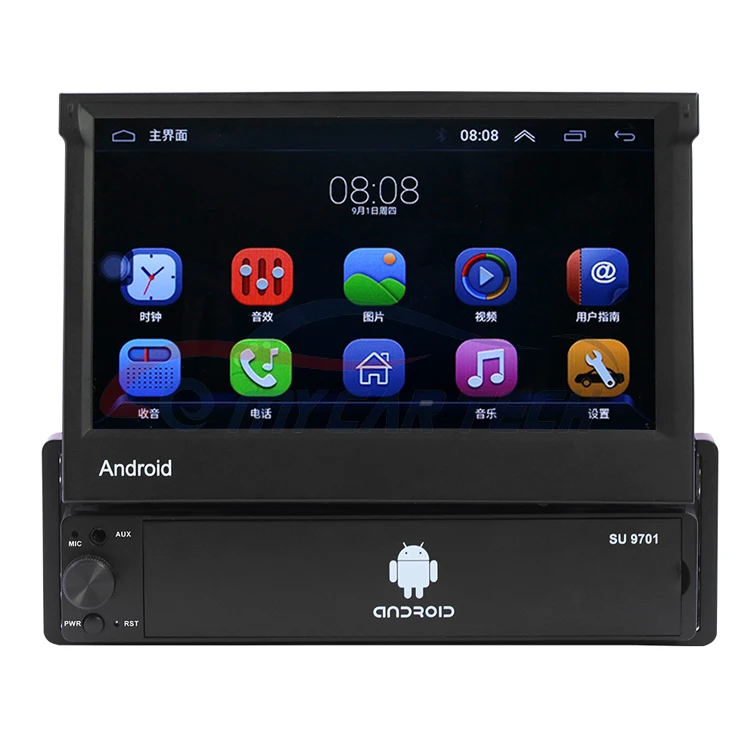  Автомобильный мультимедийный плеер на Android однодиновое автомобильное радио с навигацией