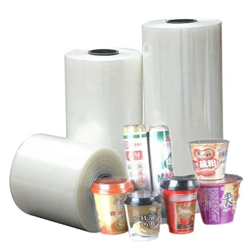 Cross Linked POF Polyolefin Heated Shrink Wrap Packaging Film Roll For Packaging