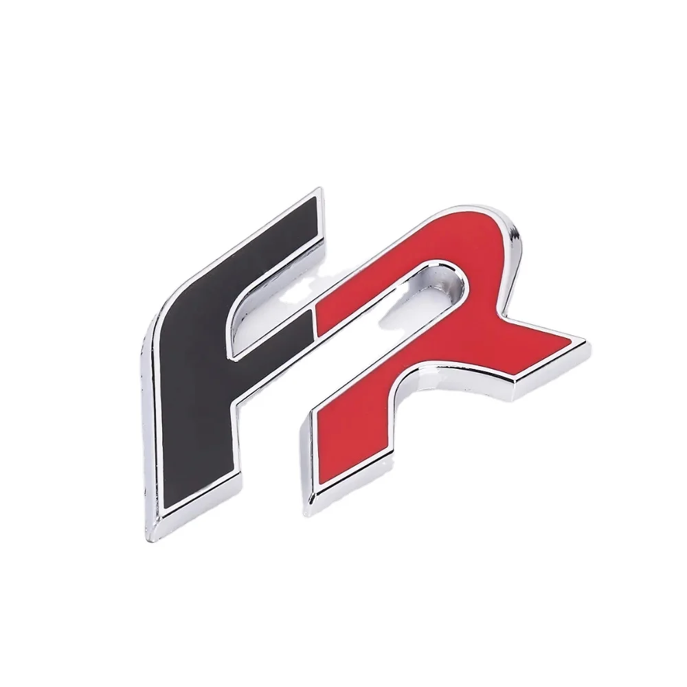 Custom Chrome 3d Abs Emblem Sticker Auto Lettering Logo Emblem Badge With Adhesive