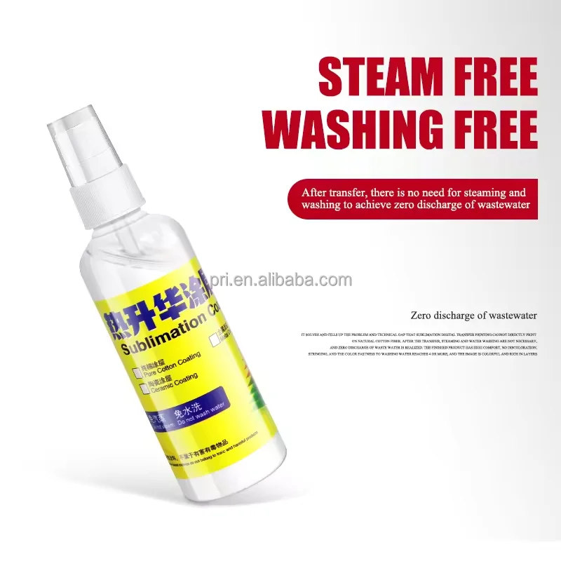 100ml  High Quality Polygloss Sublimation Coating For Ceramic formula Sublimation Spray Coating Liquid