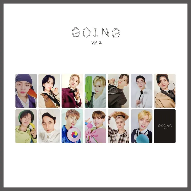 14Pcs/Set Kpop SVT Fan Collection Going Postcard Lomo Photo Card Wholesale Custom Fans Photocards Pictures 5.5*8.5cm