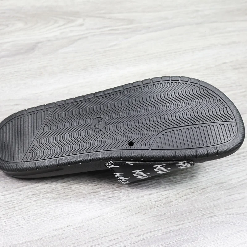 
2021 wholesale colors unisex slides custom pvc slides sandals with digital printing adult kids family footwear 