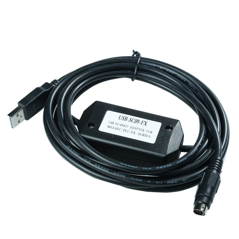  USB-SC09-FX USB к RS422 интерфейс для загрузки PLC Кабель программирования кабель Mitsubishi