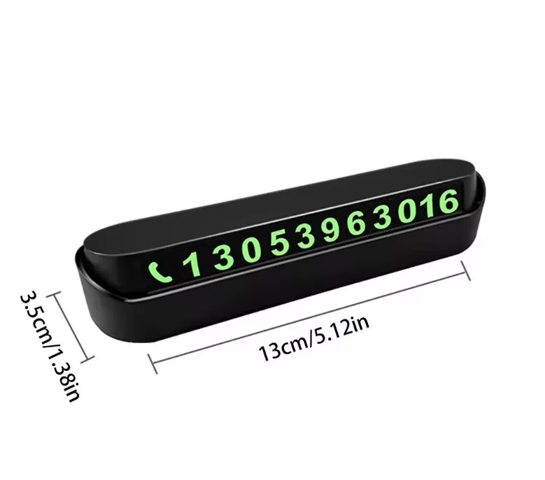 Car Temporary Parking Card Phone Number Card Plate Number Accessories Car Telephone Park Stop Automobile