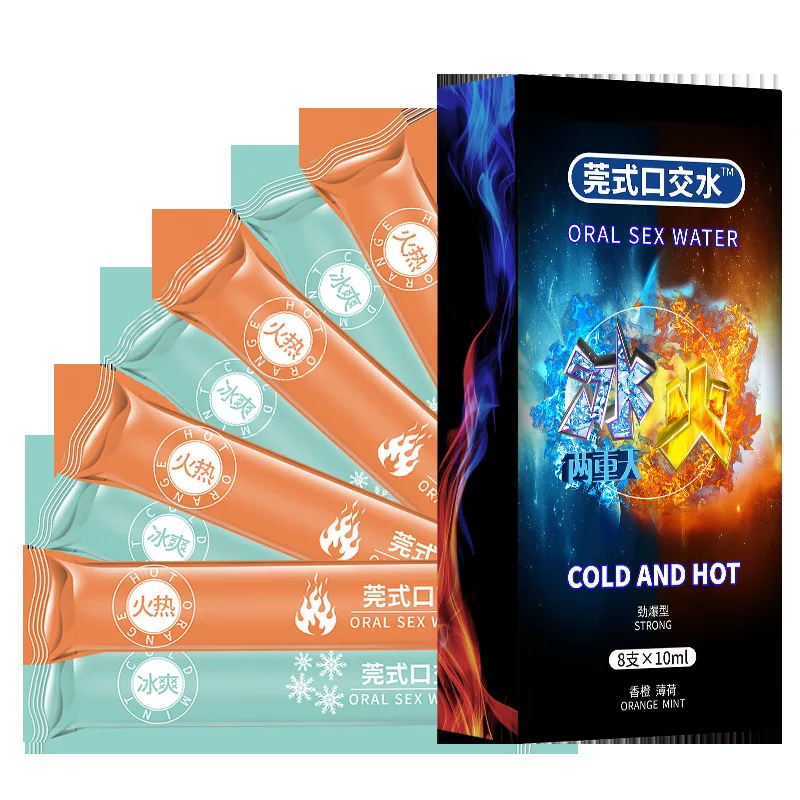 B110201 10ml Peach Strawberry Orange Mint Cold Hot Oral Sex Water