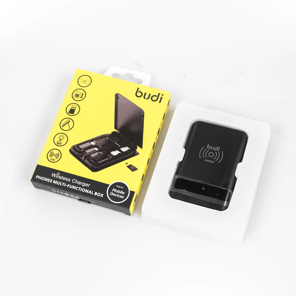 
hot items 2020 new products customized logo wireless charger 3 in 1 electric power station new gadgets 2020 from budi factory 