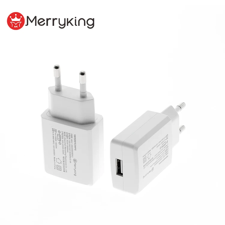 KC USB адаптер 5 в 1A 2A 3A Сетевое зарядное устройство с корейской