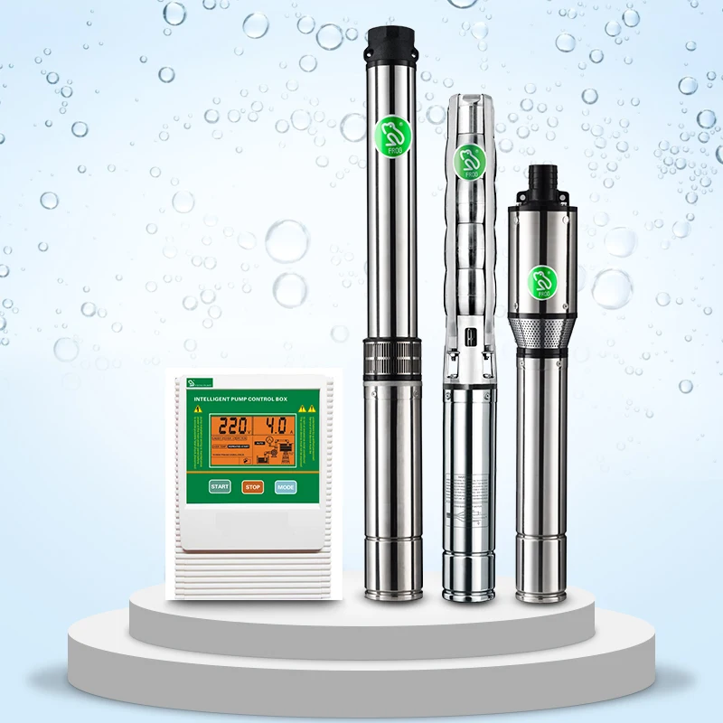Solar deep well submersible pump  water pump electric 220v submisable water pump 3hp