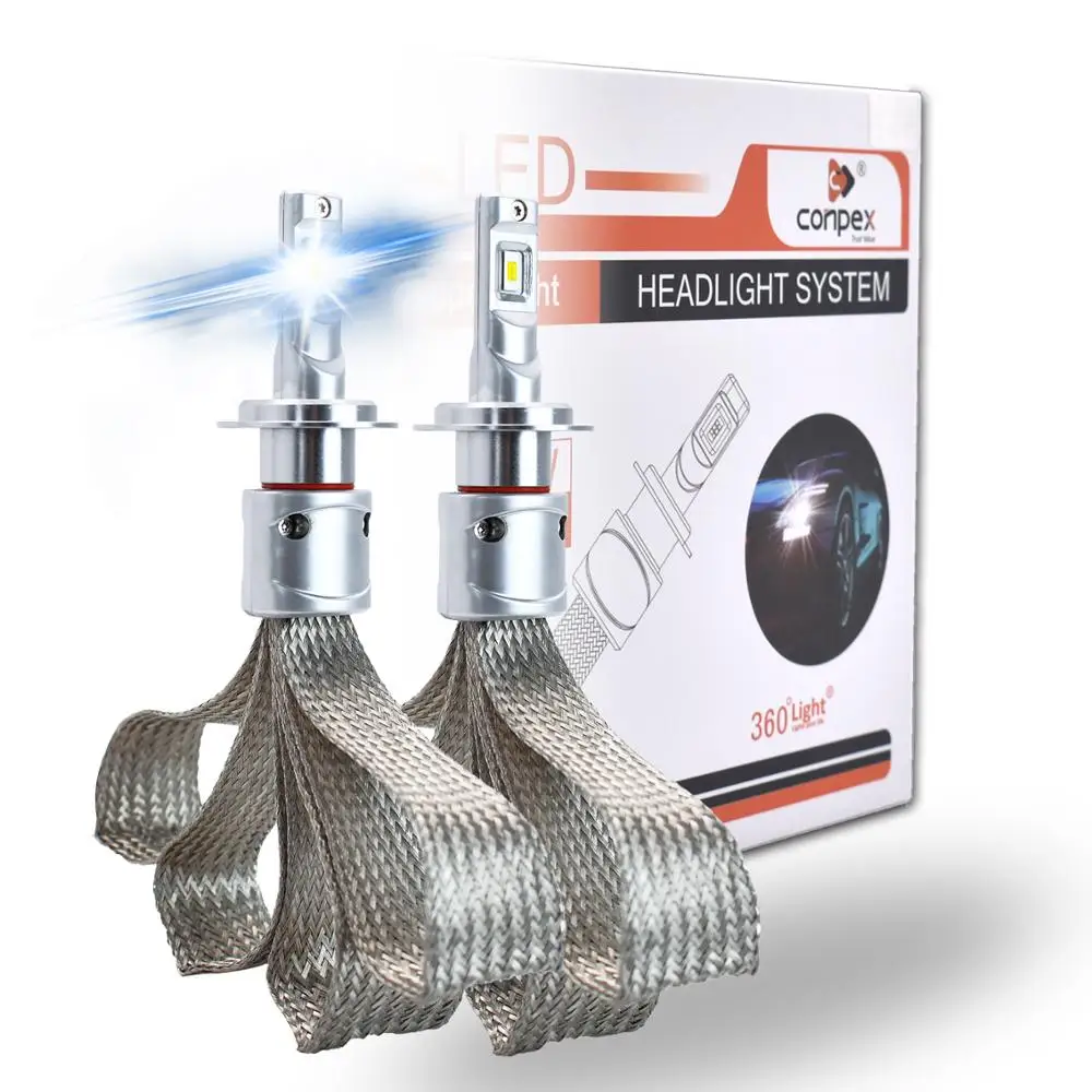 Conpex 2019 горячие продажи Автомобильные светодиодные фары H4 мотоциклетные светодиодные фары H7 9005 9006 светодиодные фары комплект для преобразования ламп