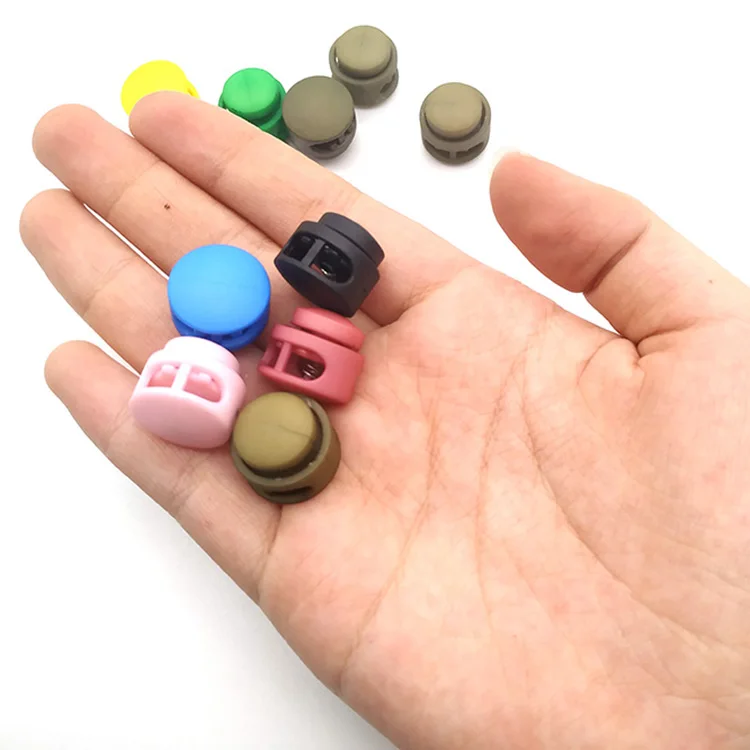 YYX 4mm 6mm 8mm Diameter Cord Stopper Plastic Cord End Lock Stopper Toggle For Bags