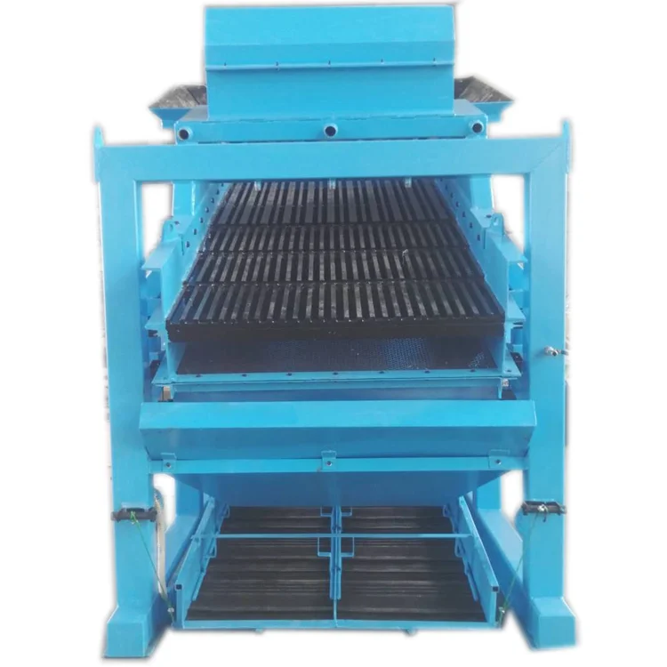 China Stainless Steel Automatic Powder Sifting Machine Linear Vibrating Screen Sieve