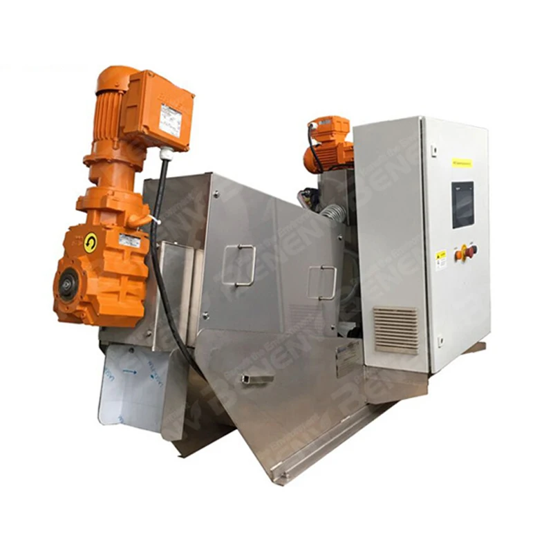 Energy Saving Sludge Dewatering Press Better Than Decanter Centrifuge (MDS 312)
