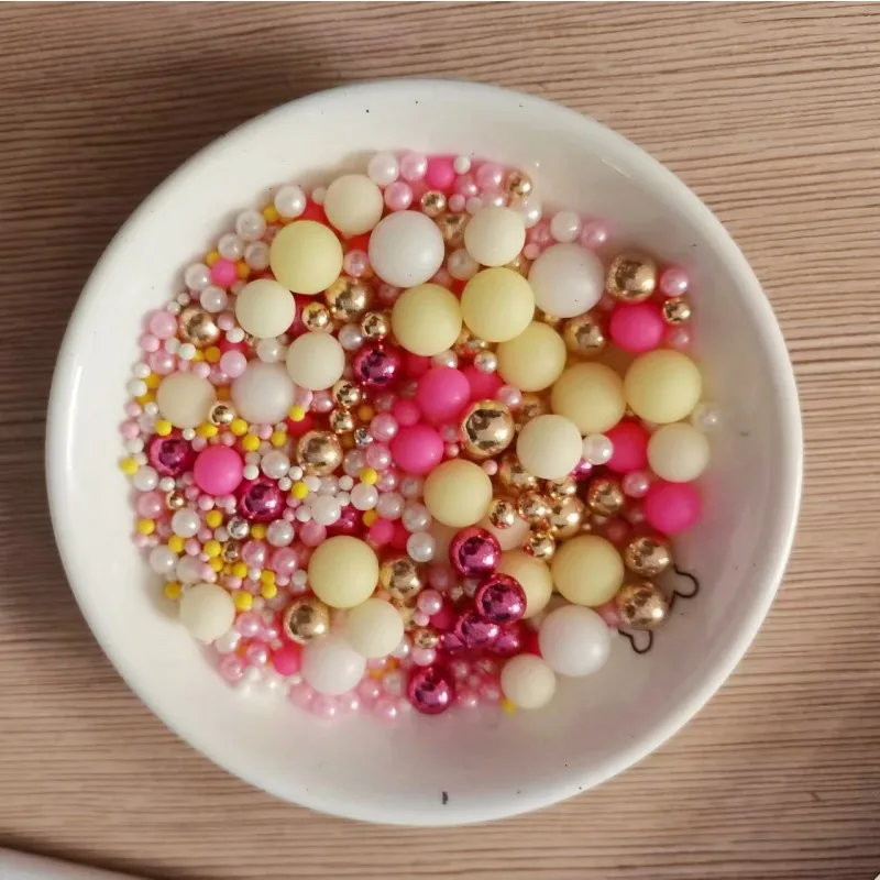1kg Wholesale high quality halal candy sprinkle cake dessert decoration pearl sugar beads