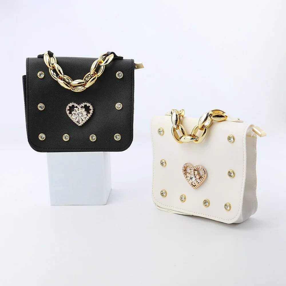 Wholesale Cheap Synthetic Leather Mini Kids Bags Small Girl Handbag for Women