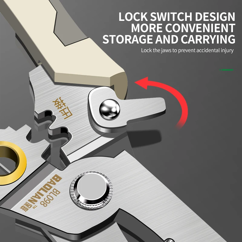 15 in 1 Multifunctional Wire Plier Stripper Crimper Cable Cutter Professional Manual Crimping Tools for Stripping Cutting Cables