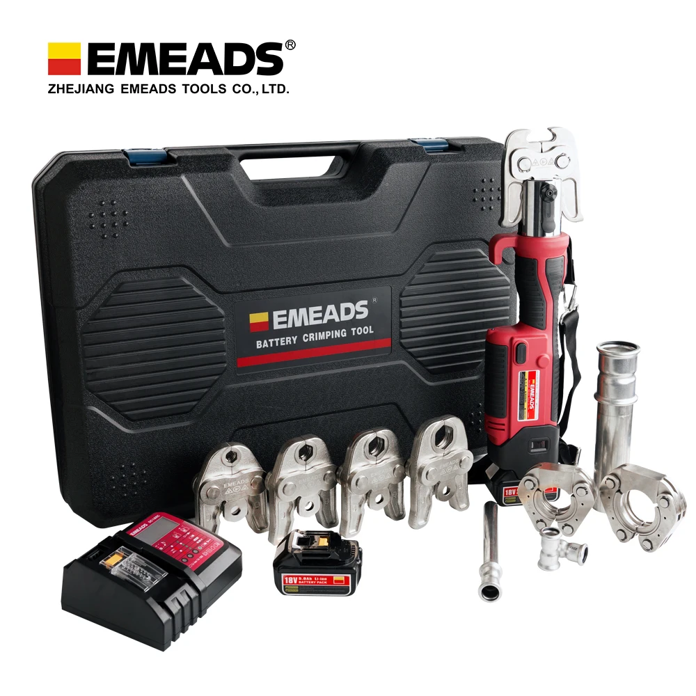 Emads GE-1550 Hydraulic Press Pipe Electric Tool Crimping Battery Copper Plumbing Tools