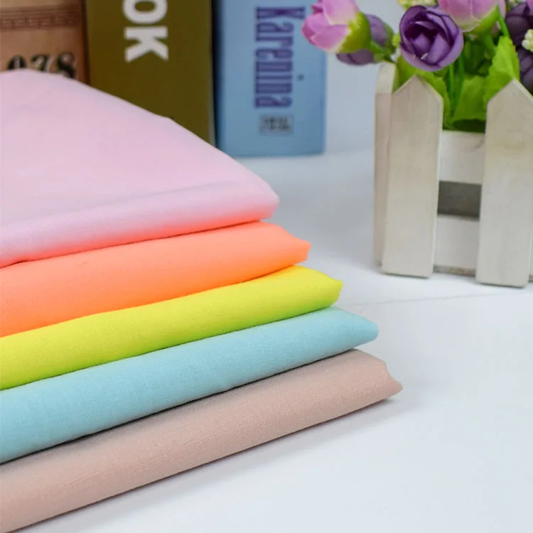 Wholesale Woven Dyed Poly Cotton T/C Poplin fabric