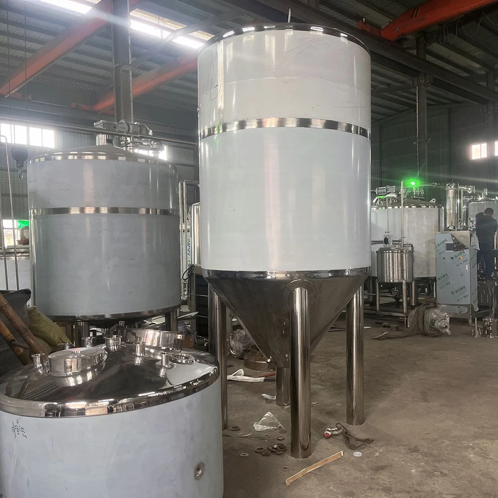 500l jacketed conical fermenter stainless steel beer fermentation tank