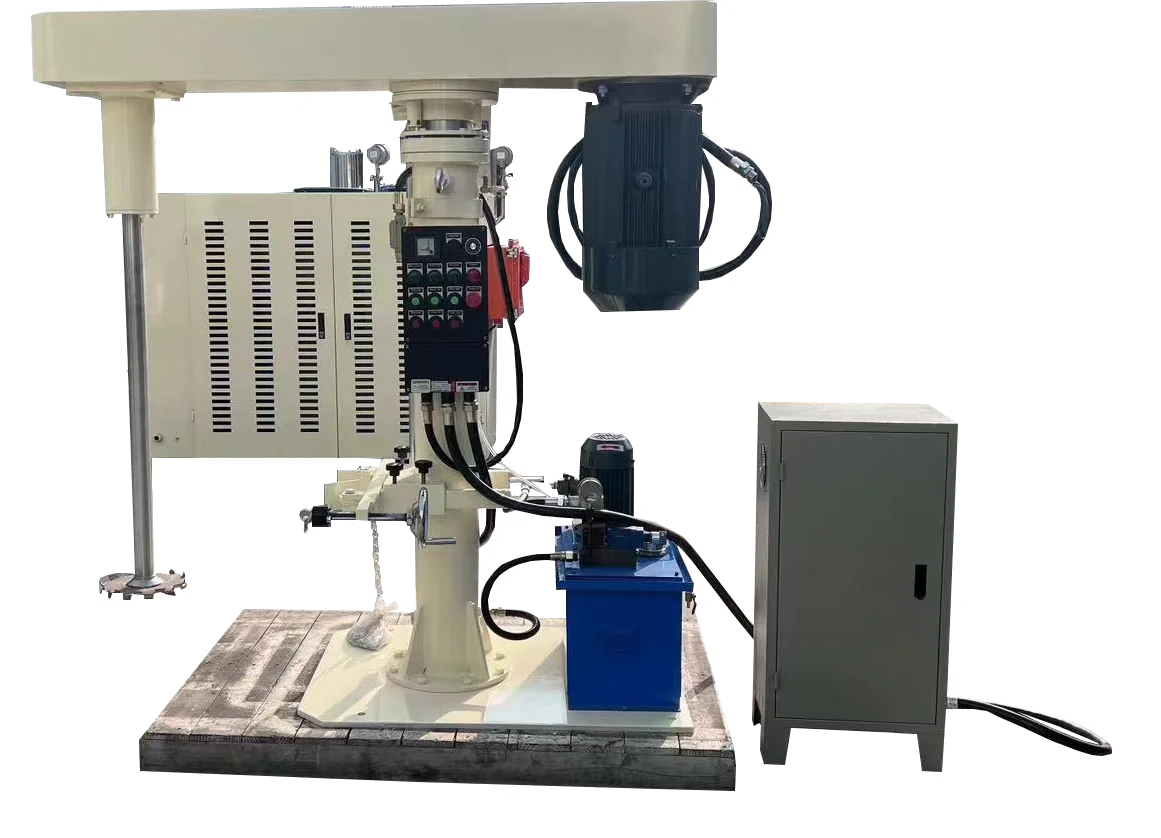 Factory Price Hydraulic Lifting Dual Shaft High Speed Double Planetary Mixer Disperser