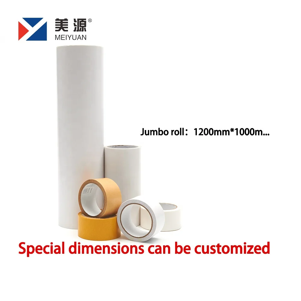 Manufacturer Jumbo Roll Tape Double-Faced Adhesive Tape Cinta De Doble Cara Double Sided Foam Tape