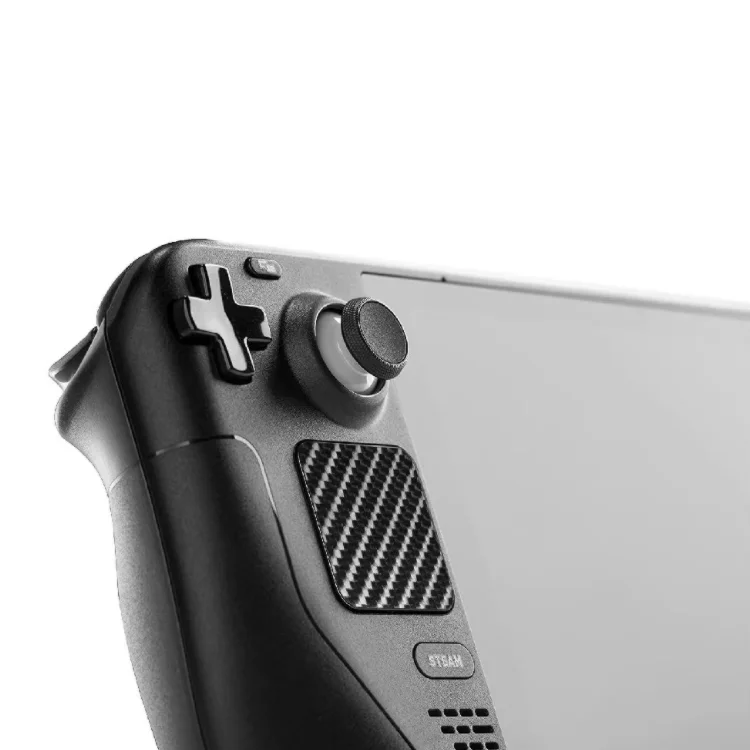 Protective Kit Set for Steam Deck Console Dust Plug Button Touchpad Sticker Silicone Thumbsticks Grips