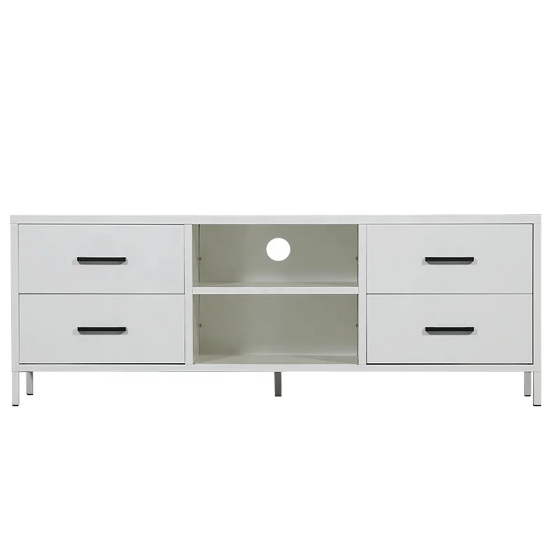 Stylish Design Home Furniture Sitting Room  Colorful TV Steel Stand Living room Bedroom TV Metal Storage Cabinet