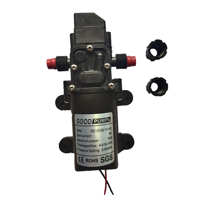 Multifunctional Dc Diaphragm Parts 12V High Pressure Water Injection Pump for Park Fog