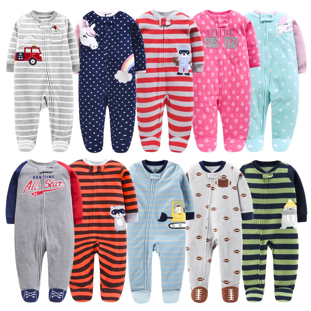 
Winter Baby Clothing Autumn Knitted Baby Bodysuit Footed Baby Rompers wear 