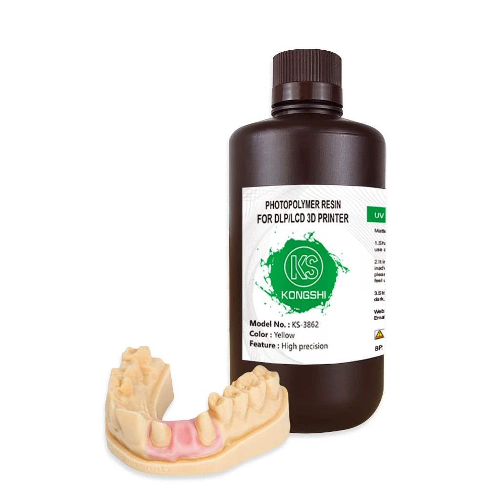 Медицинский класс, фоточувствительные жесткие УФ-зубы resina для LCD DLP зубной модели, стоматологический литейный 3D принтер, Стоматологическая Смола