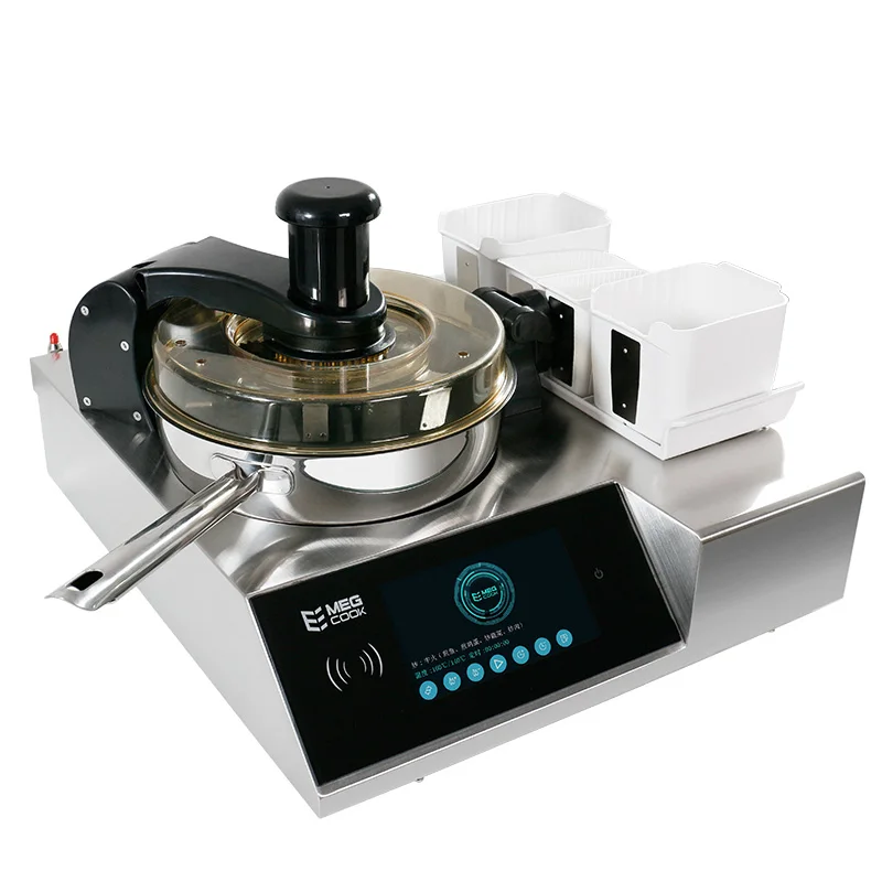 Умная Автоматическая кулинарная машина Megcook 4400 Вт, робот-вок для ресторана
