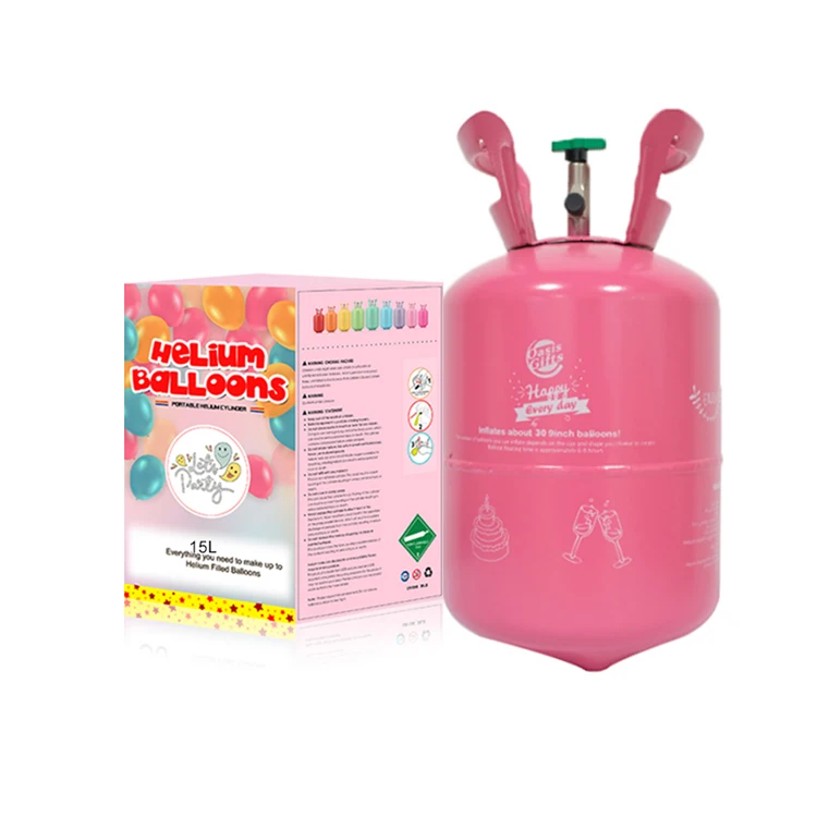 2020 7.1L Custom helium gas cylinder price balloon helium with gas empty bottle filled helium gas
