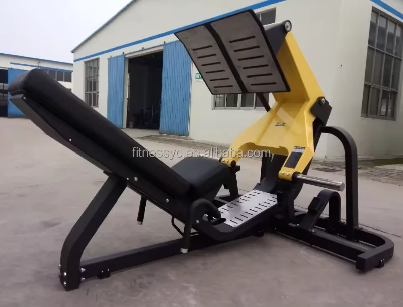 Hot Selling Steel Plate Loaded 45 Degree Angled Leg Press Gym Fitness Equipment for Body Building YC-810