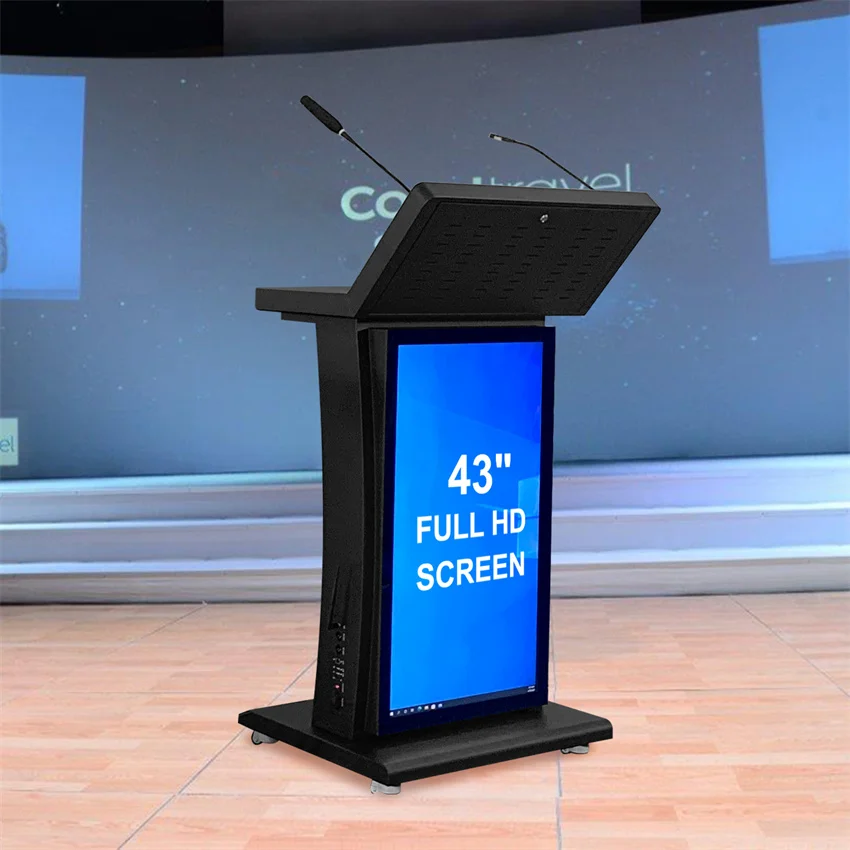 WiViKiosk Educational Equipment Classroom Lectures Electronic Smart Digital Presidential Touchscreen Podium