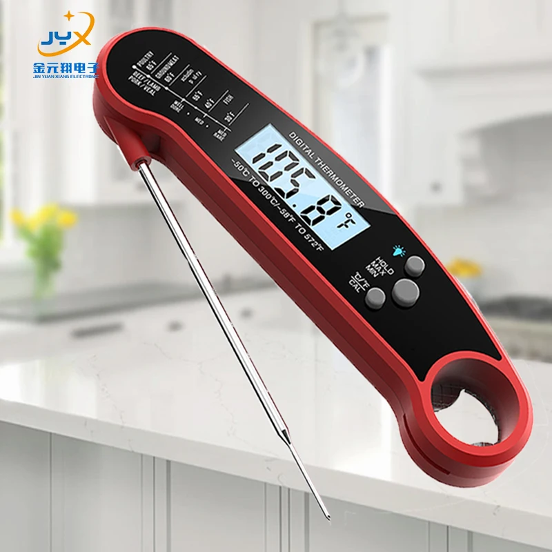 Waterproof Ip67 meat thermometer turkey best digital meat thermometer for Food milk meat grilling