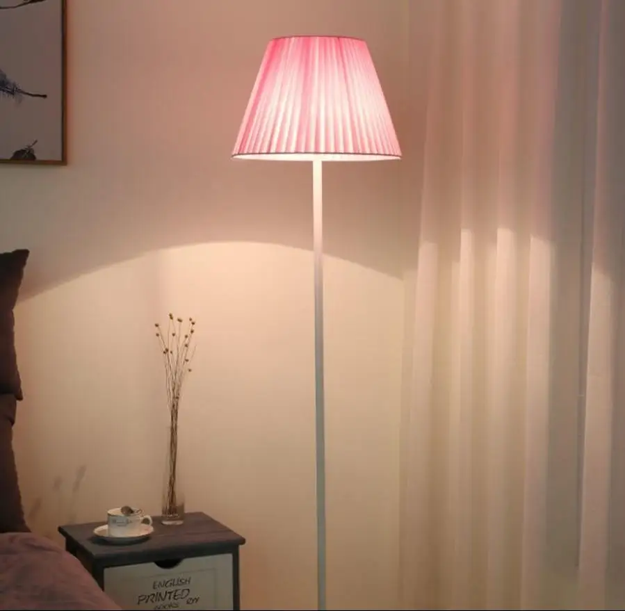 KAISHIDI cheap floor lamp custom home decor metal modern  floor lamps fabric shade Lighting