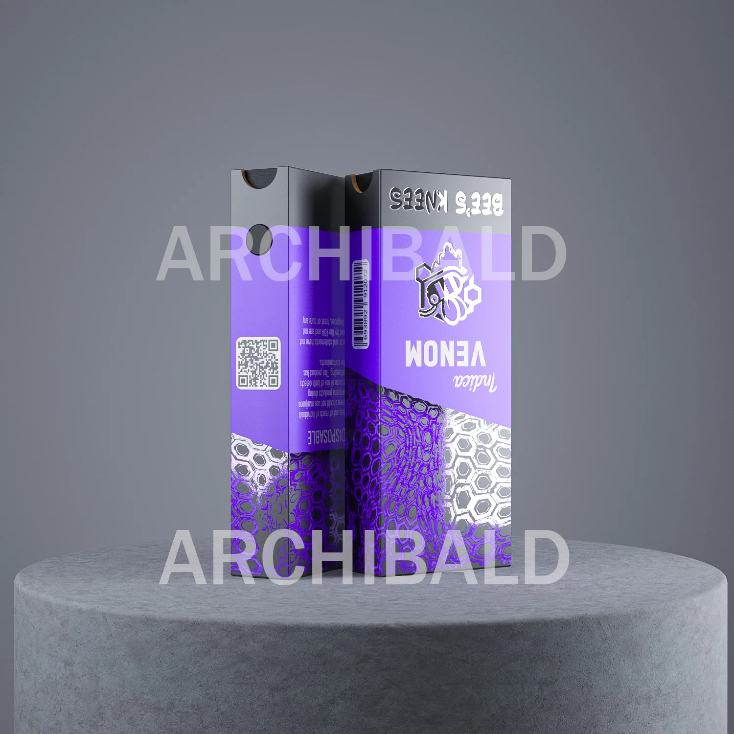 Luxury Custom Pre Child Resistant Proof Roll Pull CR Cart Box Cartridge Packaging Paper Box Case