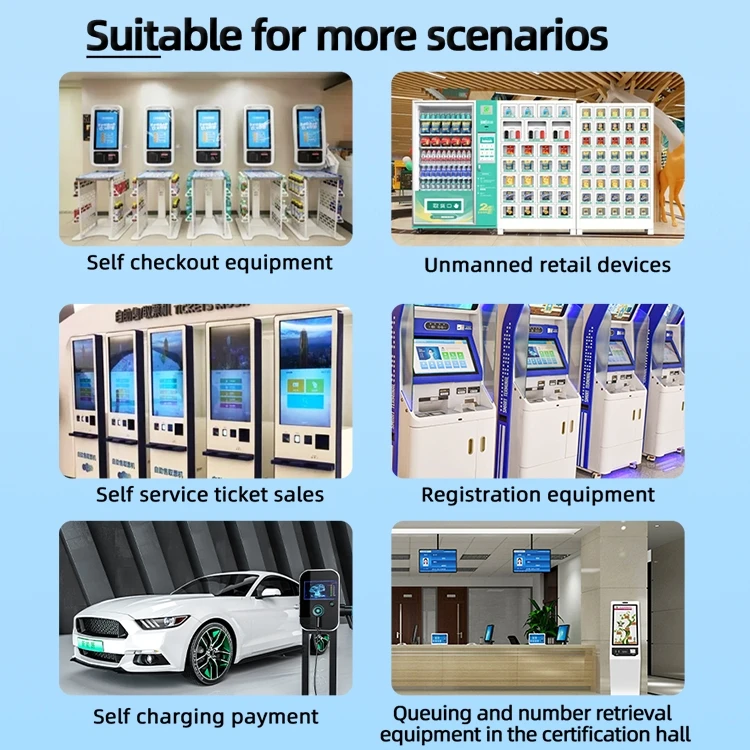 15 inch android tablet kiosk FHD Capacitive Touch Payment Kiosks Inch Touch Screen Kiosk For Lobby Self-Service