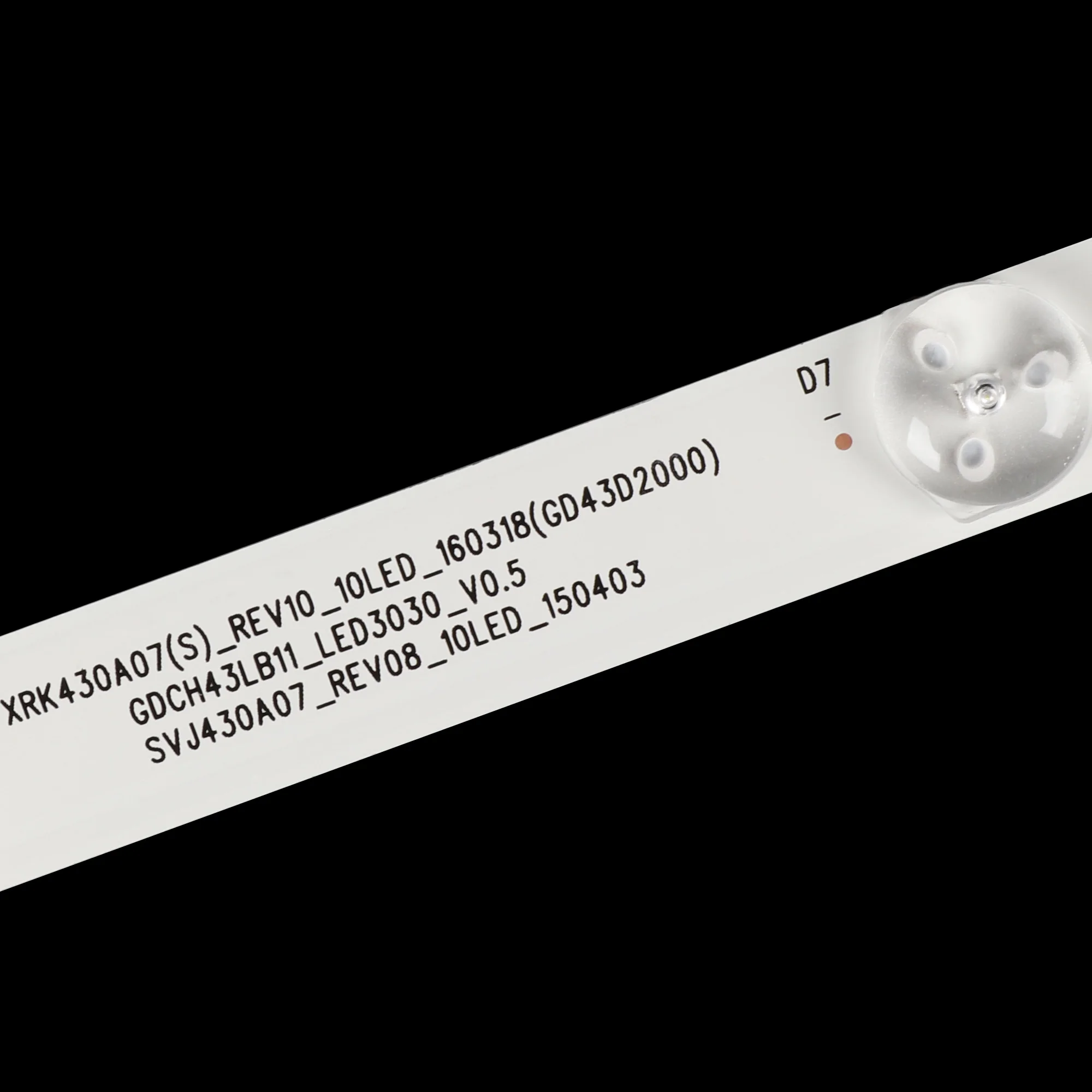 led light strip for tv GDCH43LB11 LB43006 XRK430A07S SVJ430A07_REV08_150403 LB-C430F14-E1-L-G1 for Changhong43 inch tv