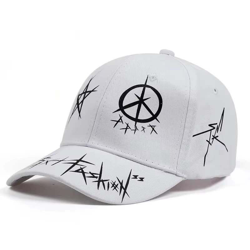 New Summer Baseball Cap Graffiti Sun Caps Hip Hop Visor Spring Hat Adjustable Snap-back Hats For Women