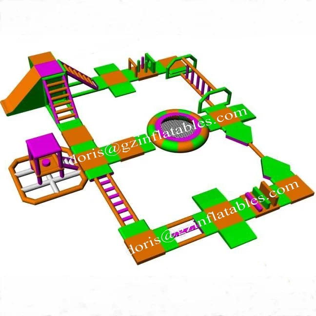 Коммерческие морские спортивные игры плавающие надувные аквапарк/надувные водные препятствия оборудование