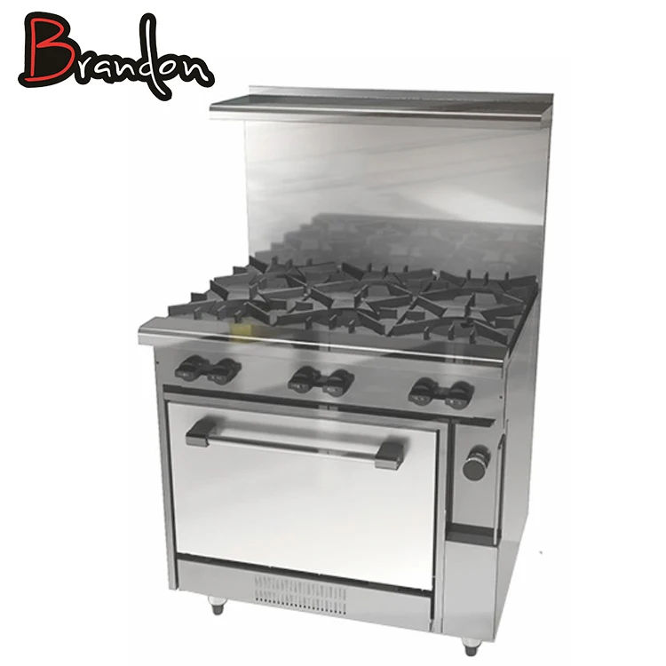 Gas Stove With Safety Equipment Gas Stove 2 Burner With Oven Commercial Stove With Griddle