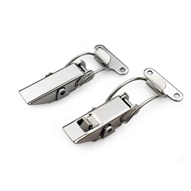 Stainless Steel Tool Box Hood Locks Latches Spring Loaded Toggle Lock Clasp Buckle Latch Tool Box Hasps