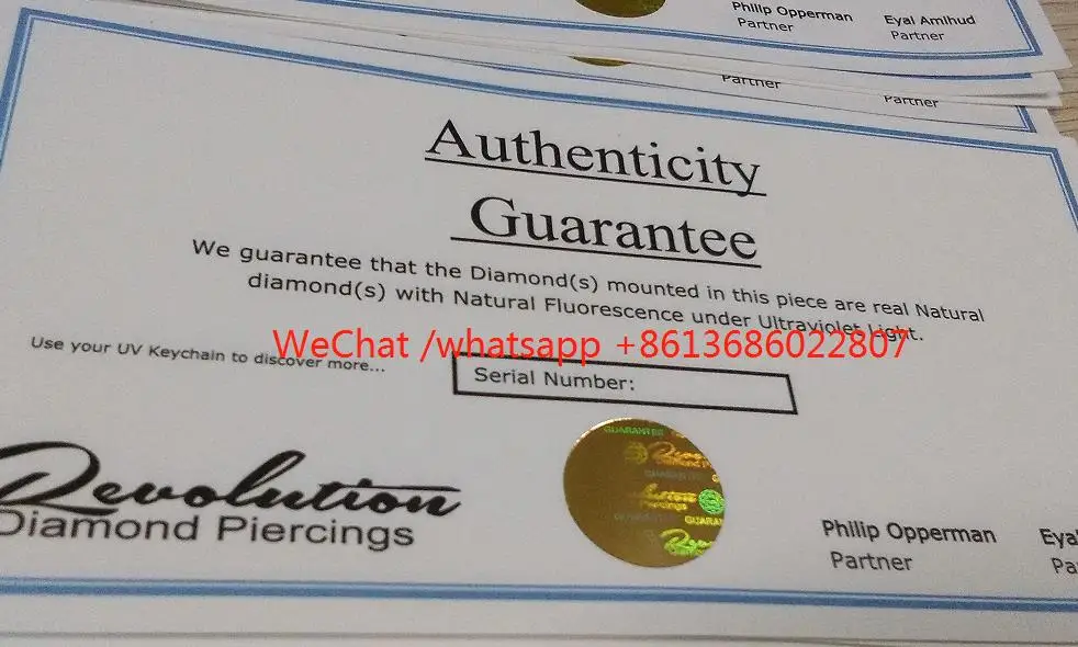 Security paper document printing original certificate